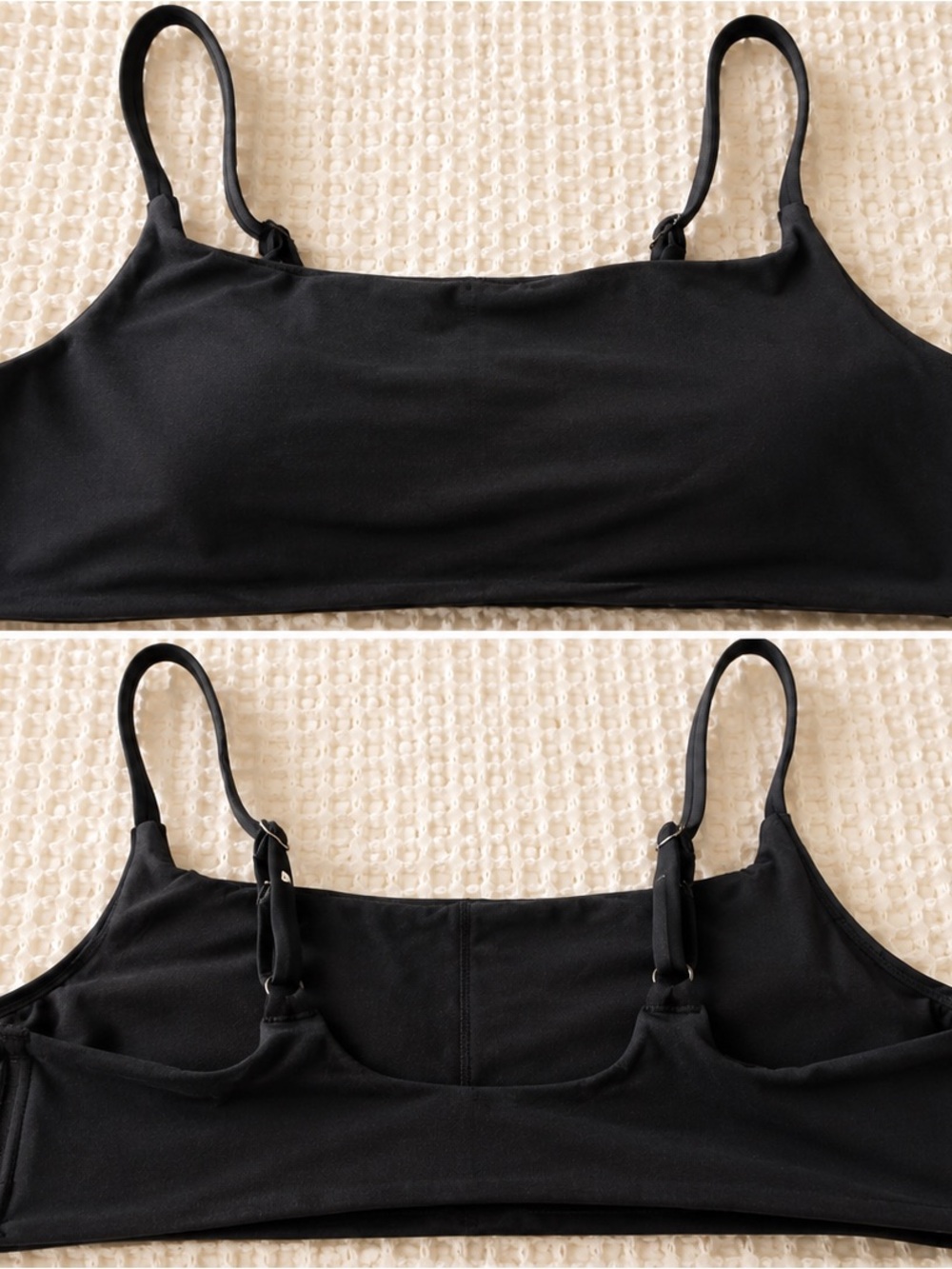 Athleta Black Swim Bikini Top